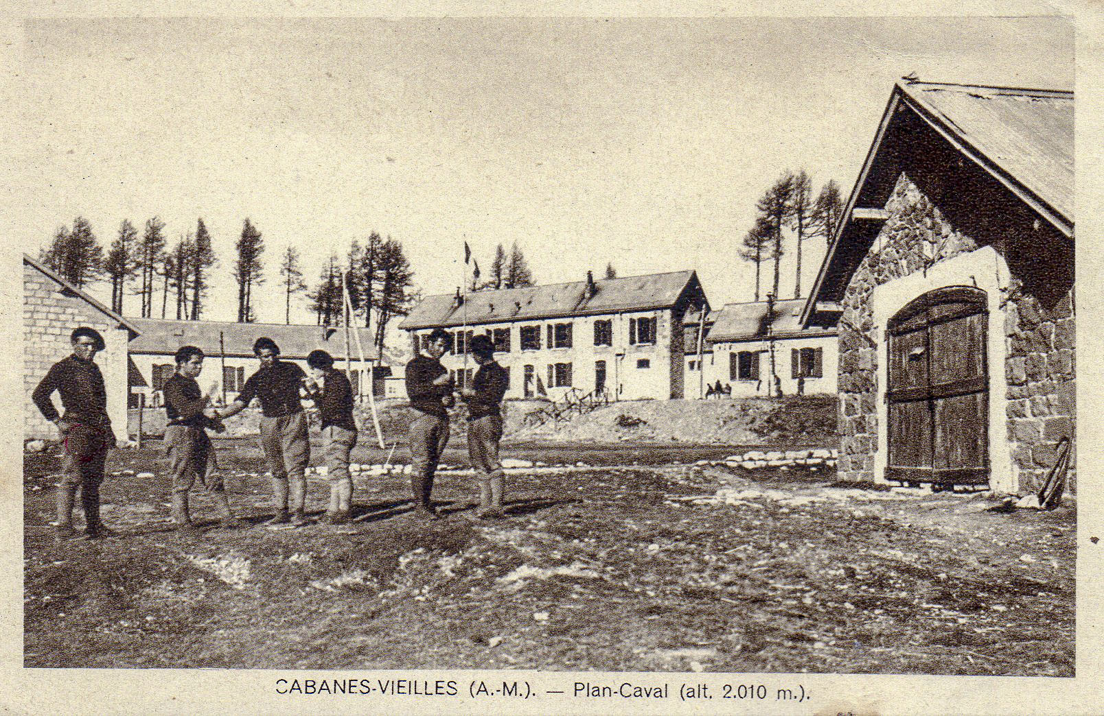Ligne Maginot - PLAN CAVAL - (Casernement) - Carte postale non datée