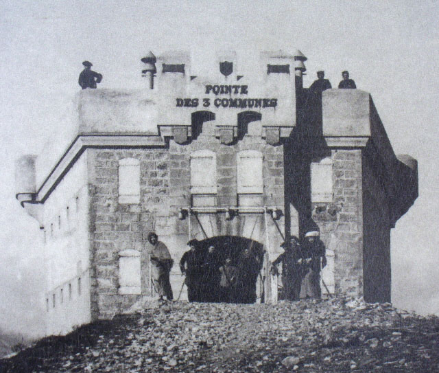 Ligne Maginot - POINTE DES TROIS COMMUNES (PTC) - (Blockhaus pour arme infanterie) - Photo du début du 20° siècle