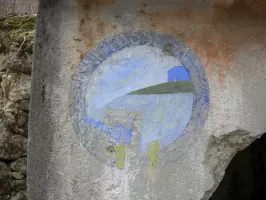 Ligne Maginot - COL DE BROUIS - (Casernement) -  Emblème sur les Soutes