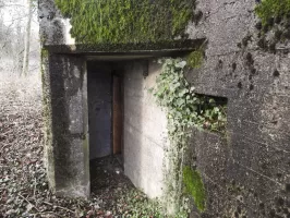 Ligne Maginot - GUISING 4 (AVANT POSTE) - (Blockhaus pour canon) - L'entrée du personnel du blockhaus