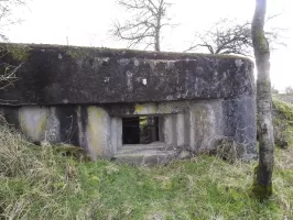 Ligne Maginot - GUISING 2 (AVANT POSTE) - (Blockhaus pour arme infanterie) - Un créneau pour mitrailleuse.