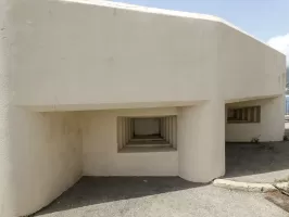 Ligne Maginot - E1 - EZE BASSE CORNICHE - (Casemate d'infanterie - Simple) - Créneau antichar, créneau mitrailleuse