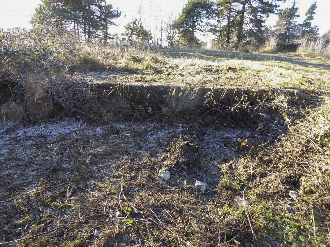 Ligne Maginot - PAS DE L'AGREE - (Casernement) - Soubassement de bâtiment