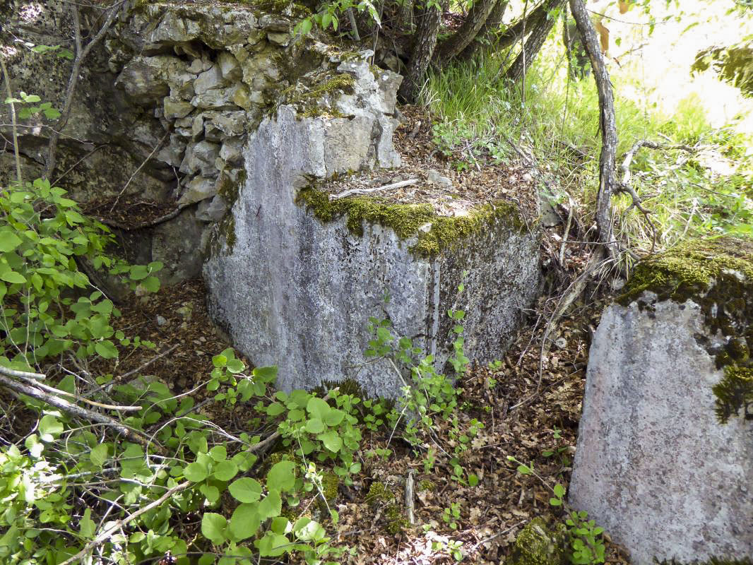 Ligne Maginot - COL DE SEGRA CENTRE - (Cuve pour arme d'infanterie) - Abri en construction à proximité