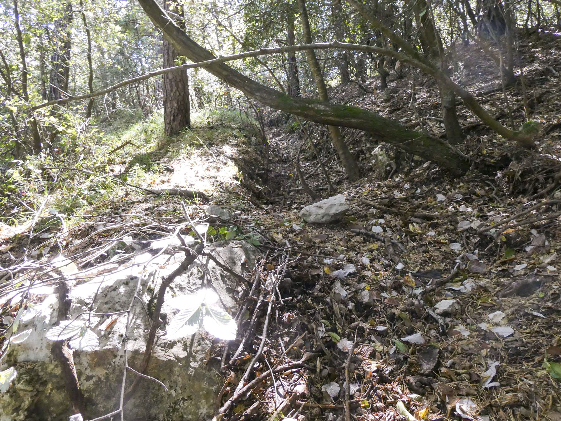 Ligne Maginot - COTE 902 CENTRE 2 - (Blockhaus pour arme infanterie) - Accès par la tranchée