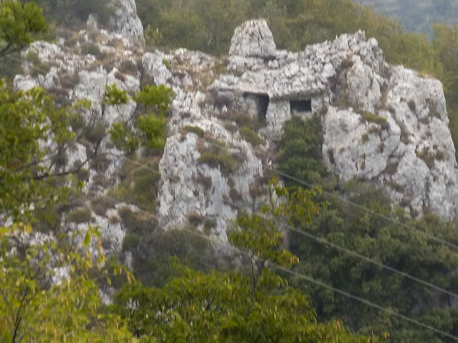 Ligne Maginot - COTE 942 SUD - (Observatoire d'infanterie) - Ce que l'on peut voir du poste quand on est un peu au NNO du col de Ségra