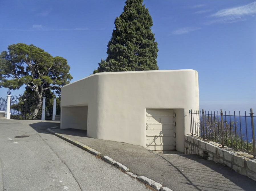 Ligne Maginot - E1 - EZE BASSE CORNICHE - (Casemate d'infanterie - Simple) - Vue arrière de la casemate