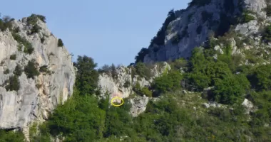 Ligne Maginot - LA PENA (PE) - (Ouvrage d'infanterie) - Situation du créneau de mitrailleuse du bloc 3