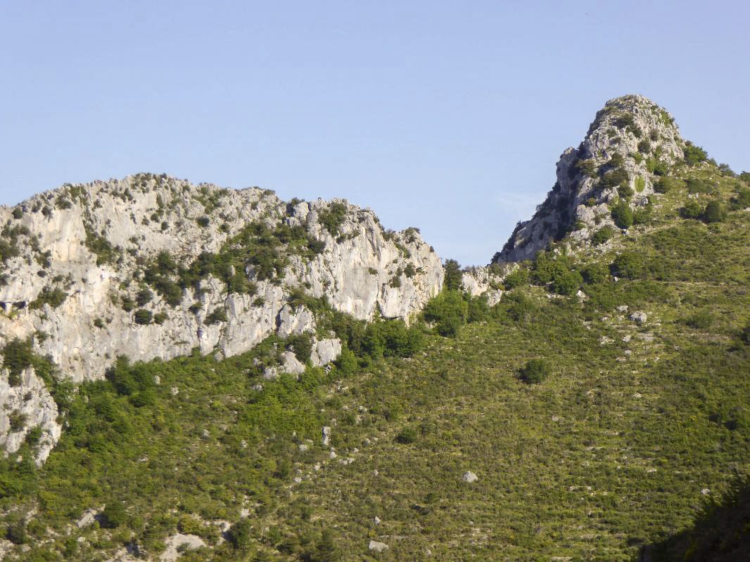 Ligne Maginot - LA PENA (PE) - (Ouvrage d'infanterie) - Le Rocher de la Penna