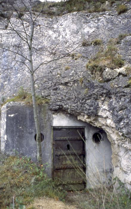 Ligne Maginot - MONT GROS DE ROQUEBRUNE - (Observatoire d'artillerie) - Le bloc d'entrée