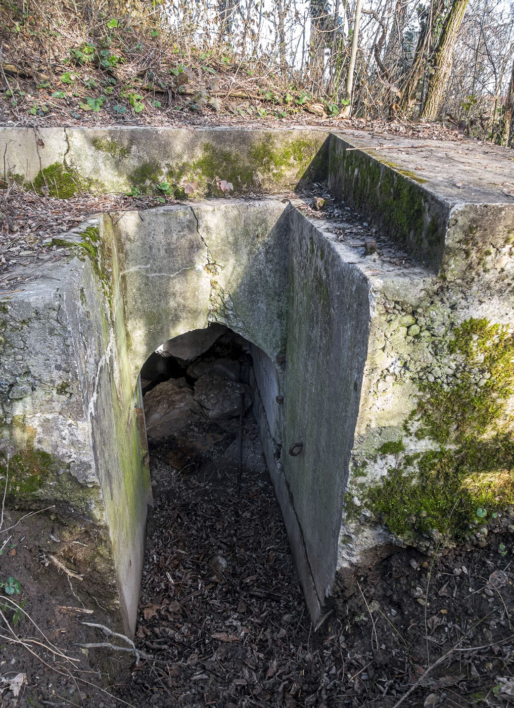 Ligne Maginot - OBERSAASHEIM OUVRAGE 1 - (Blockhaus pour arme infanterie) - Entrée à droite
