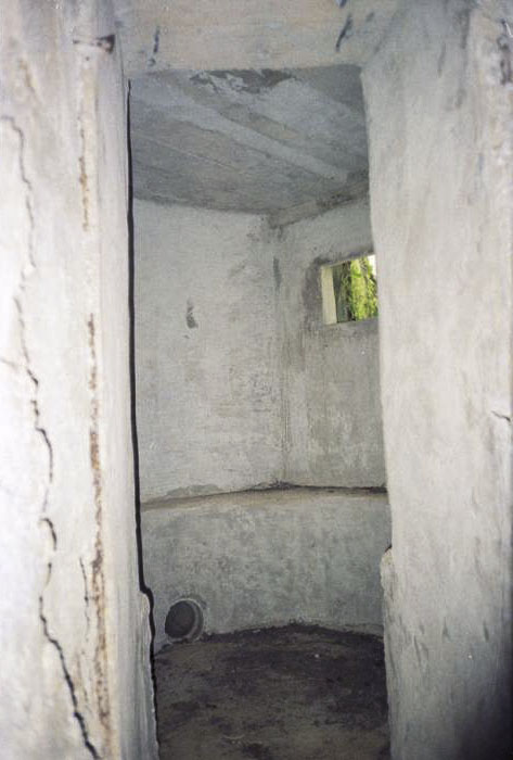 Ligne Maginot - SAINT OUEN NORD - (Blockhaus pour arme infanterie) - Le créneau vu de l'intérieur