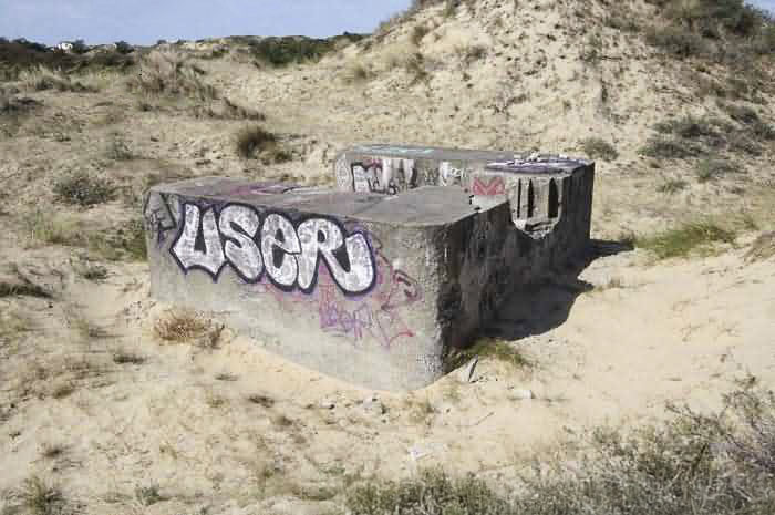 Ligne Maginot - DUNES SUD - (Cuve pour canon) - 