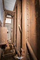 Ligne Maginot - LE CHESNOIS - CHENOIS - (Ouvrage d'artillerie) - Entrée mixte
La porte à effacement vertical