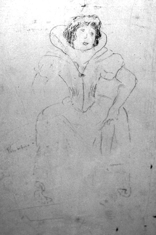 Ligne Maginot - D3 - (Chambre de coupure) - Blanche Neige : dessin mural
