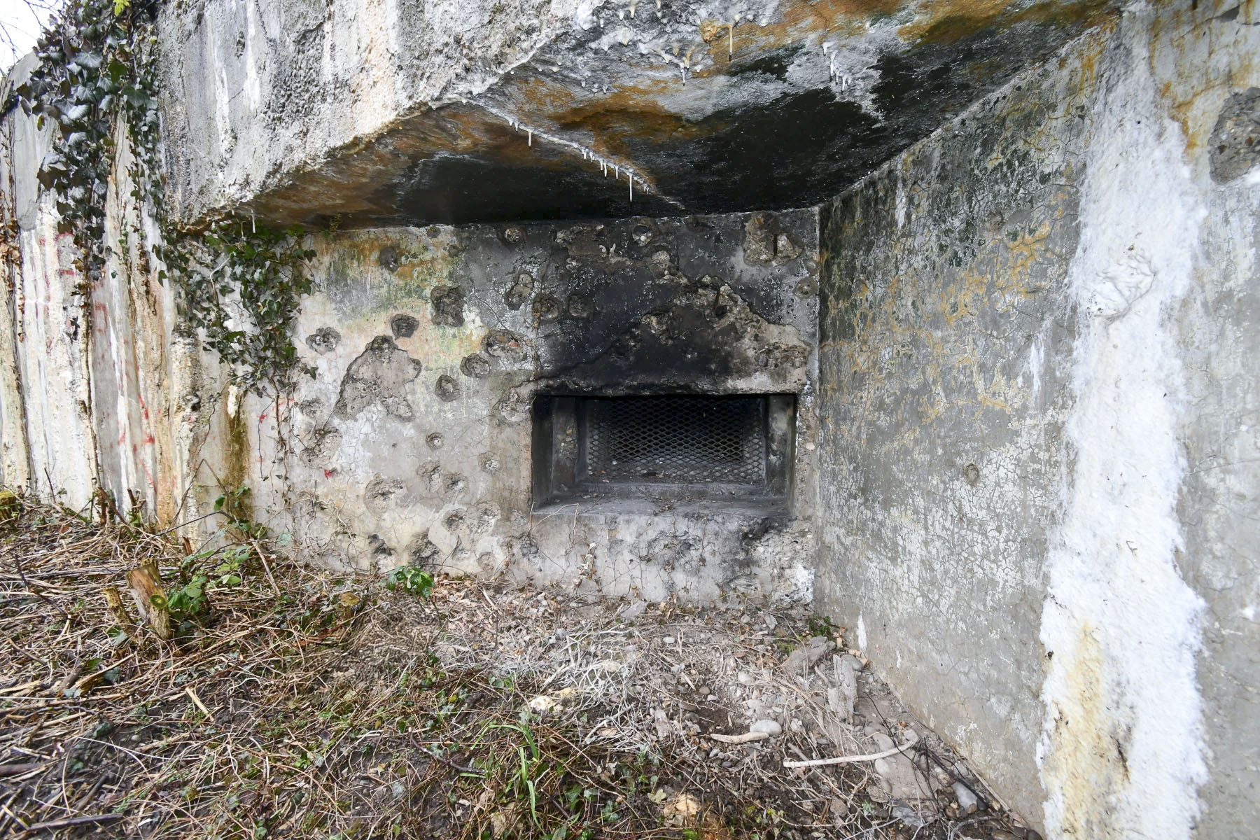 Ligne Maginot - 11/1 - CHALAMPE BERGE NORD - (Casemate d'infanterie - Double) - Créneaux sud