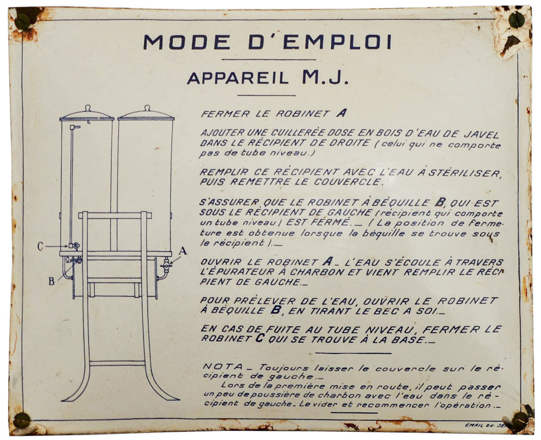 Appareil M.J.