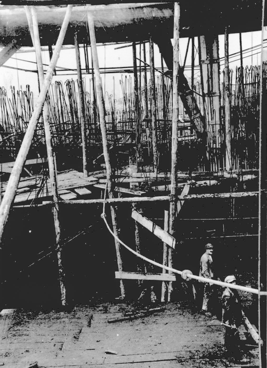 Ligne Maginot - BREMMELBACH NORD et SUD - Chantier de construction de l'ouvrage de Bremmelbach
Entreprise Dietsch
Les fouilles