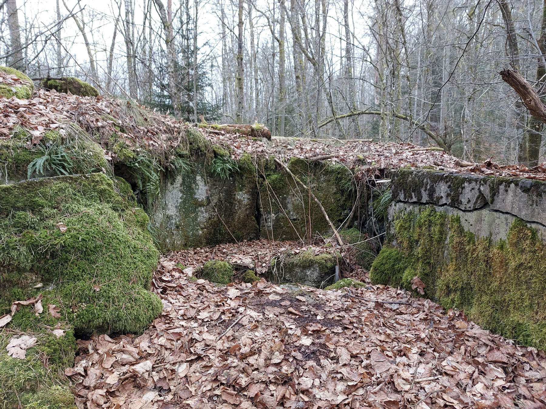Ligne Maginot - GLASBRONN - (Casemate d'infanterie - Simple) - Emplacement de la cloche JM