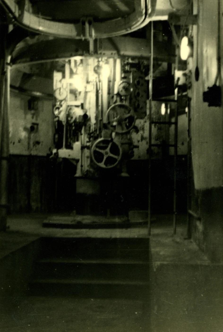 Ligne Maginot - Tourelle de 135 mm modèle 1932 (135) - Etage intermédiaire de la tourelle de 135 mm modèle 1932 du bloc 8 du Schiesseck
