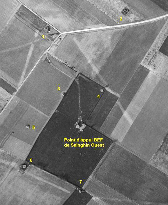 Ligne Maginot - BEF 153 - SAINGHIN Ouest 7 (Blockhaus pour arme infanterie) - 