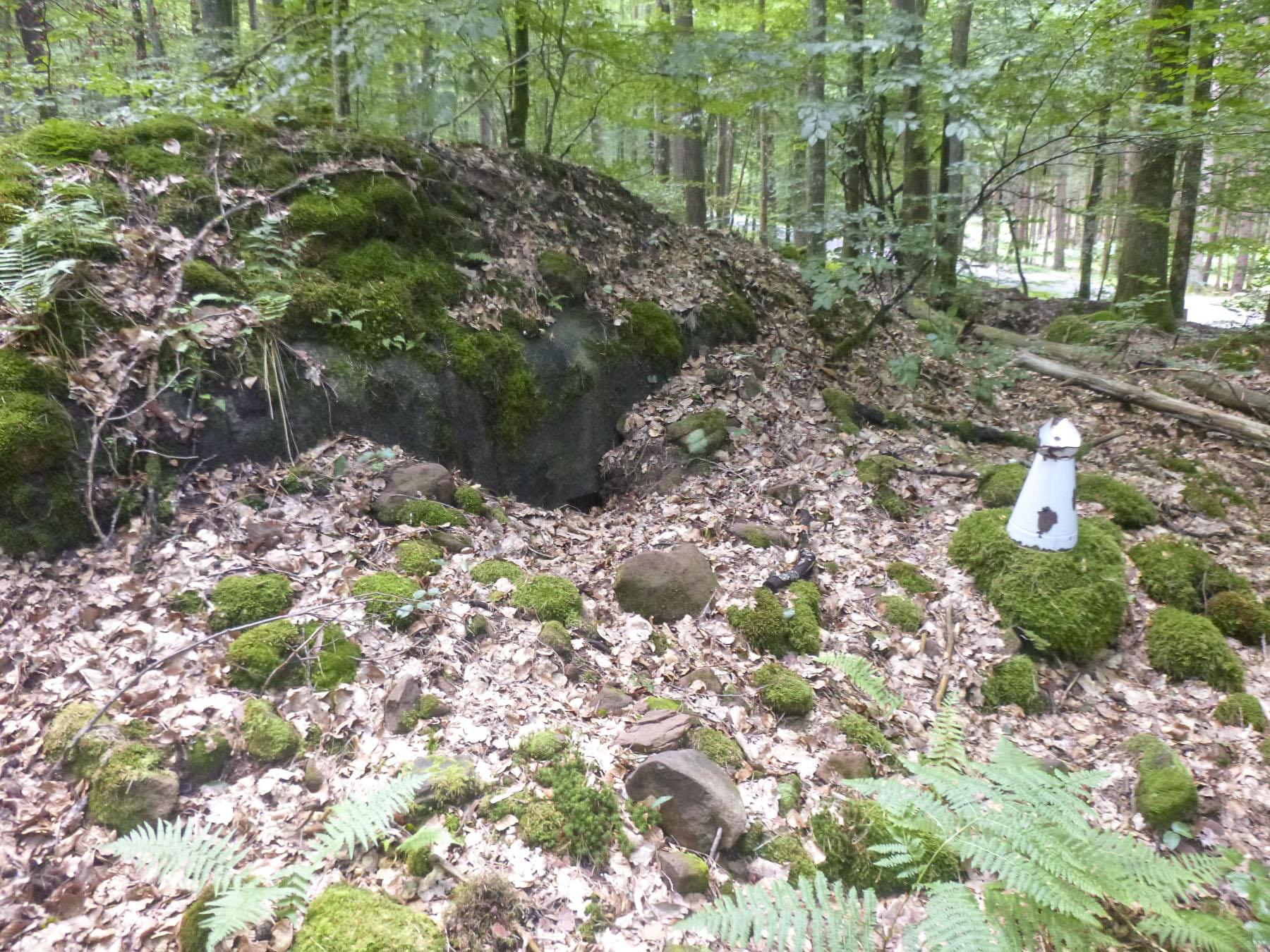 Ligne Maginot - ROTHENBOURG 1 - (Blockhaus pour canon) - Embrasure