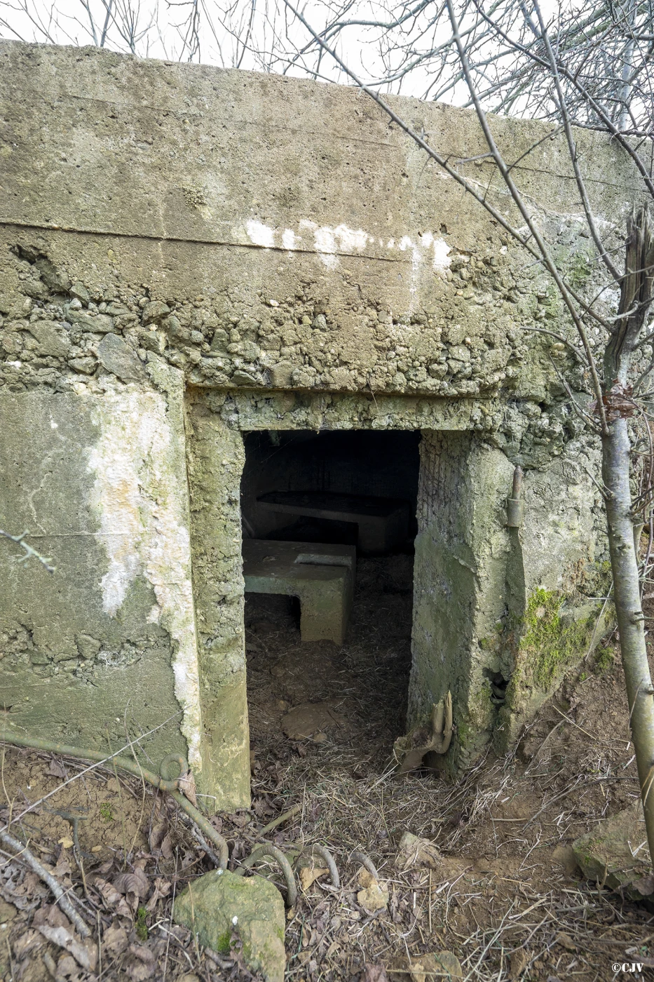 Ligne Maginot - 81 - LE PLATEAU - (Blockhaus pour arme infanterie) - L'entrée