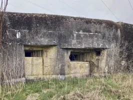 Ligne Maginot - DB22 - (Blockhaus pour canon) - Vue extérieure 