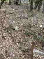 Ligne Maginot - BARBONNET 5 - (Cuve pour arme d'infanterie) - La tranchée d'accès.