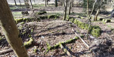 Ligne Maginot - GRUENDEL 2 - (Blockhaus de type indéterminé) - Restes de la structure