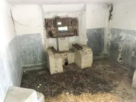Ligne Maginot - BRUILLE NORD - (Blockhaus pour canon) - La trémie pour le canon de 25mm