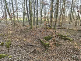 Ligne Maginot - GERSWEILER SUD 1 - (Blockhaus de type indéterminé) - A l'autre extrémité une petite partie légèrement préservée