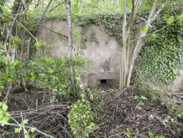 Ligne Maginot - BB236 - GALBERG SUD - (Blockhaus pour arme infanterie) - La façade de tir principale.