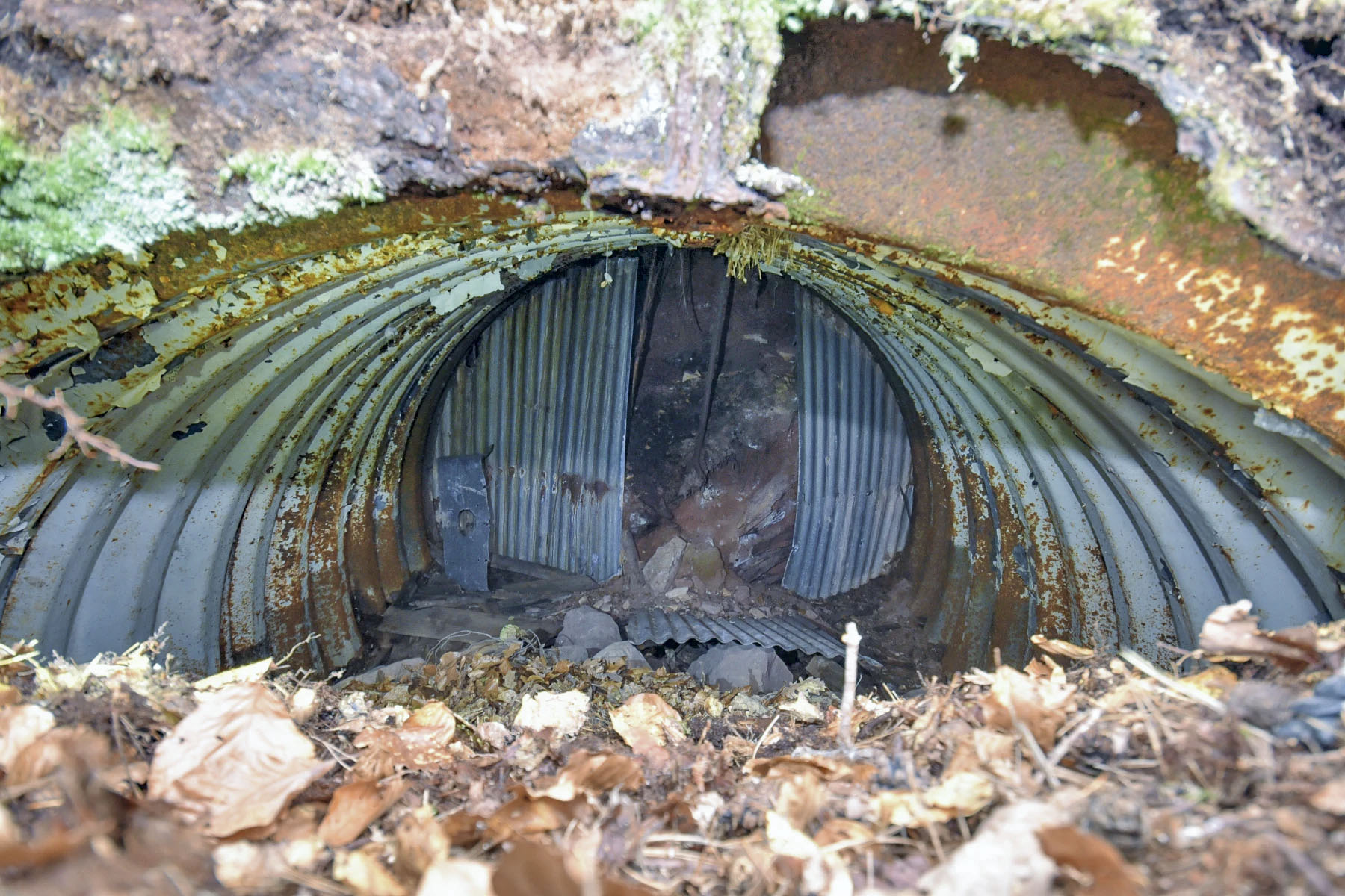 Ligne Maginot - FALKENBERG - COTE 263 (2°BON - 154°RIF) - (PC de Quartier) - Un abri en tôle métro