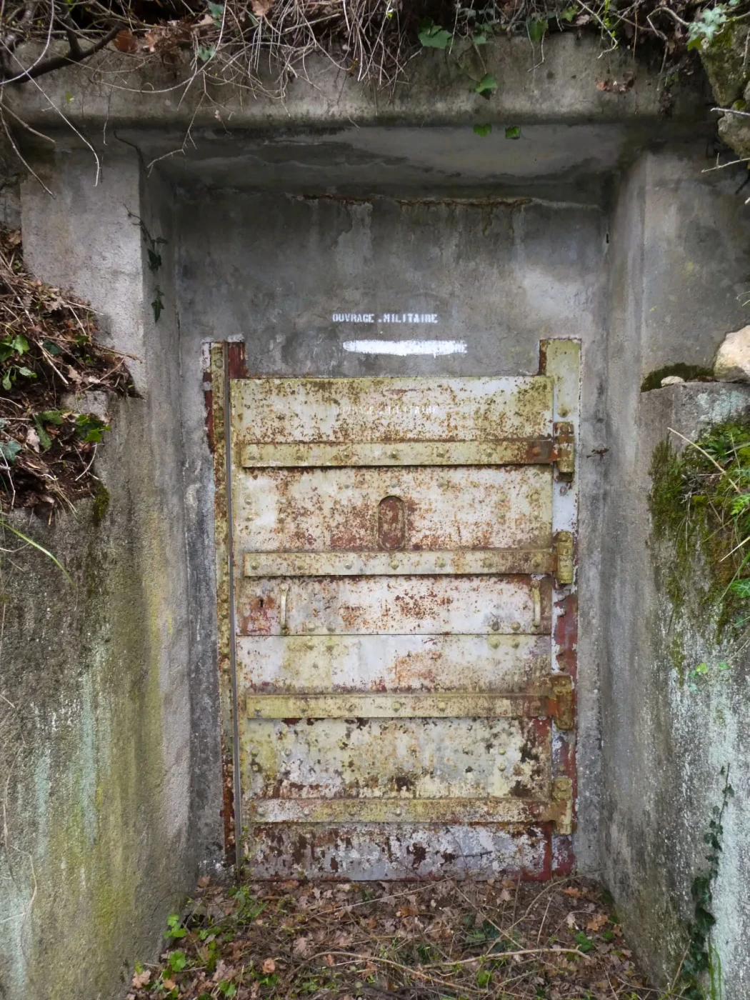 Ligne Maginot - BARBONNET (SOURCE) - (Divers) - La porte protégeant l'accès au captage