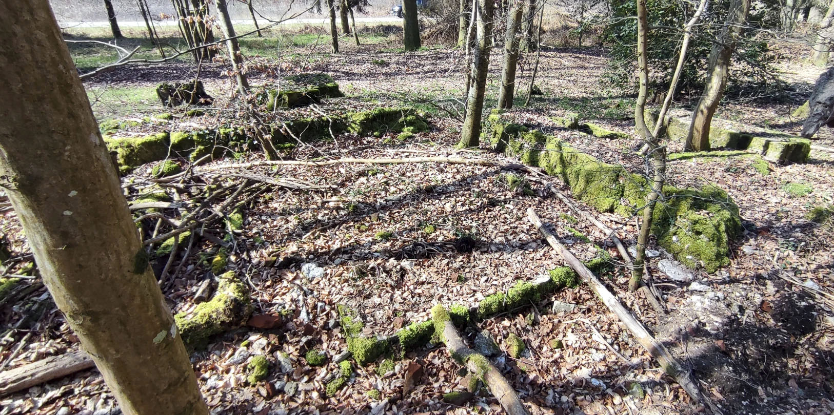 Ligne Maginot - GRUENDEL 2 - (Blockhaus de type indéterminé) - Restes de la structure