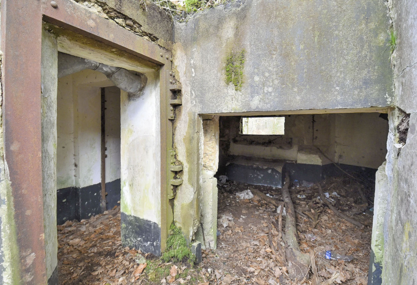Ligne Maginot - FALKENSTEIN - (Blockhaus pour canon) - Les entrées