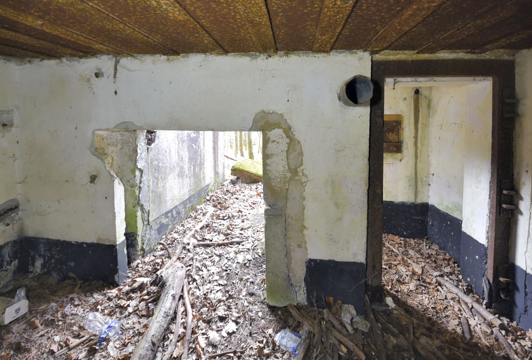 Ligne Maginot - FALKENSTEIN - (Blockhaus pour canon) - Les entrées
