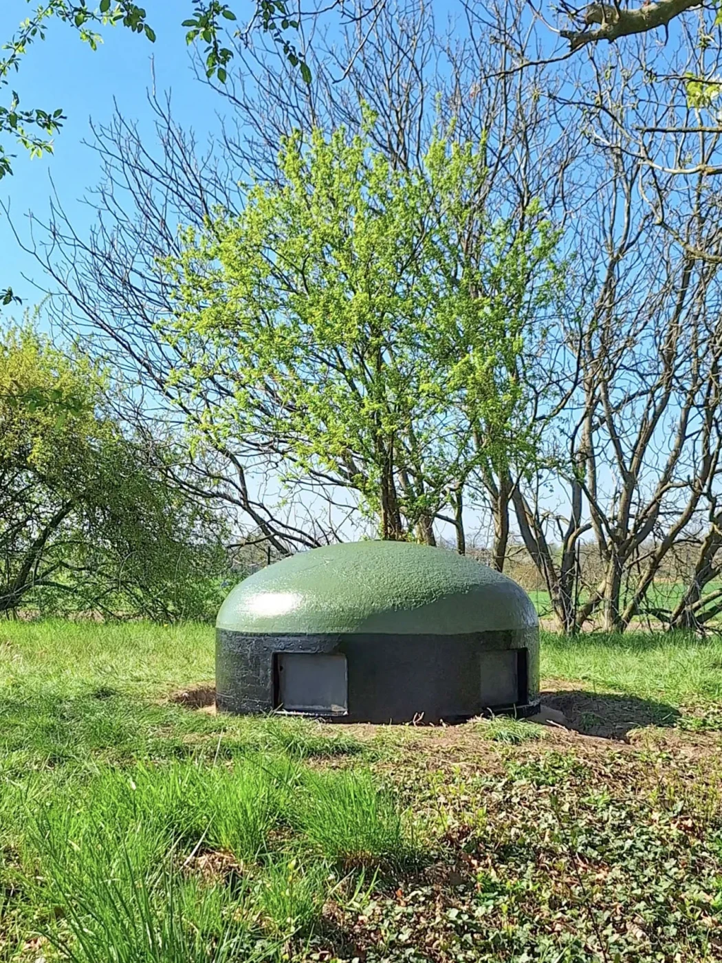 Ligne Maginot - 22/3 - GERSTHEIM - (Casemate d'infanterie - Double) - Cloche GFM en peinture 