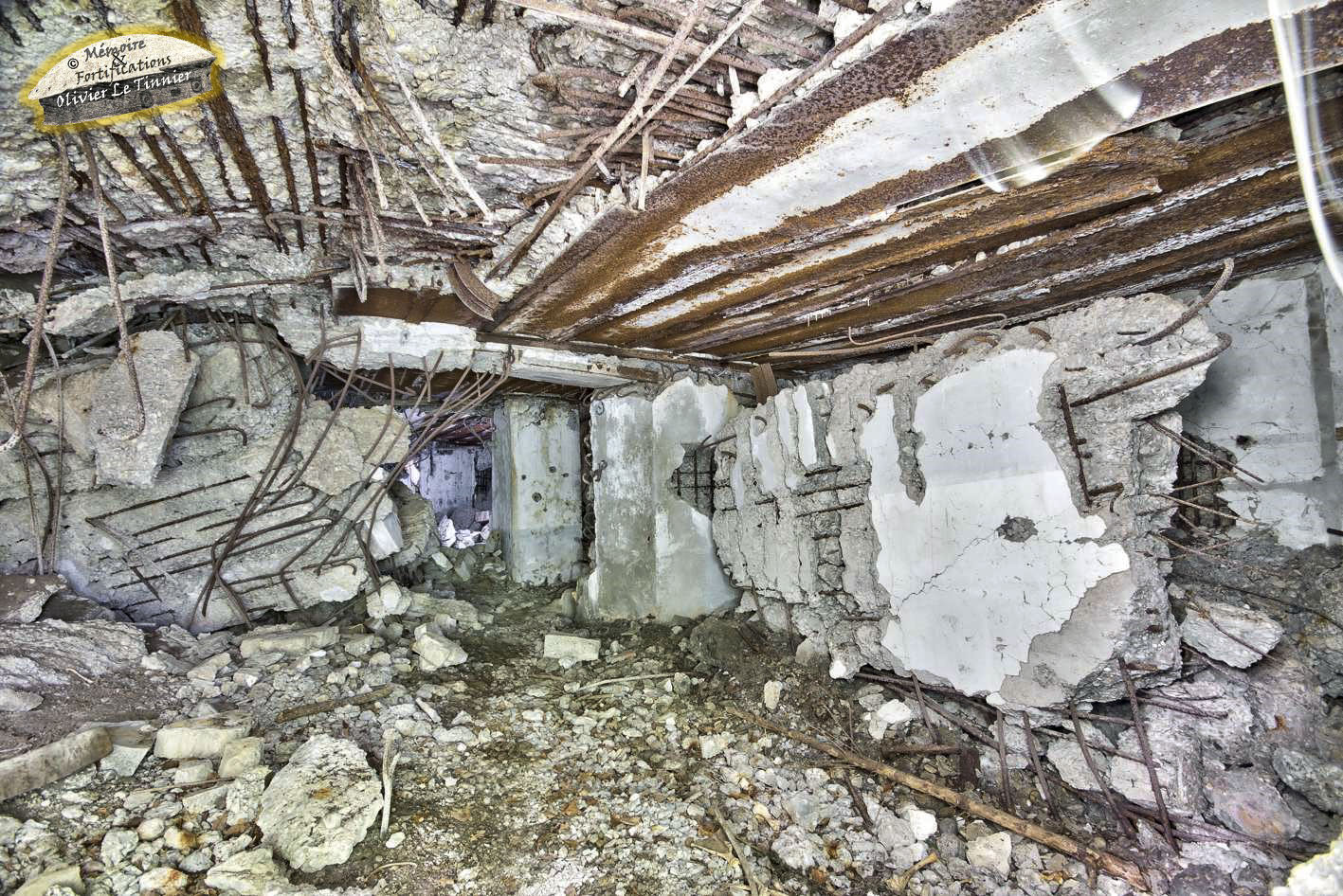 Ligne Maginot - 32/3 - RICHTOLSHEIM - (Casemate d'infanterie - Double) - L'ampleur des dégâts