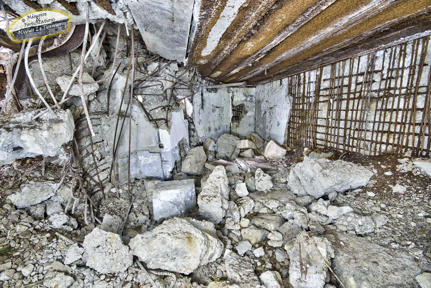 Ligne Maginot - 32/3 - RICHTOLSHEIM - (Casemate d'infanterie - Double) - L'ampleur des dégâts