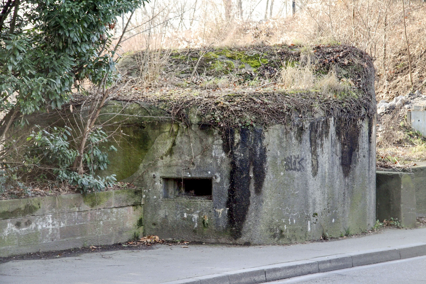 Ligne Maginot - 420D - ROUTE du RHIN - (Blockhaus pour arme infanterie) - Le bloc