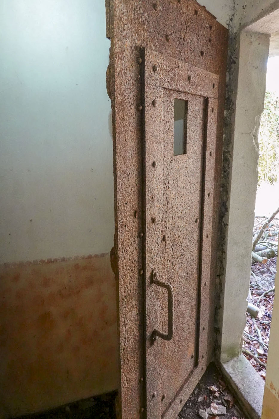 Ligne Maginot - SCHIDELBERG (QUARTIER TéTERCHEN - II/161° RIF) - (PC de Quartier) - Entrée droite du PC