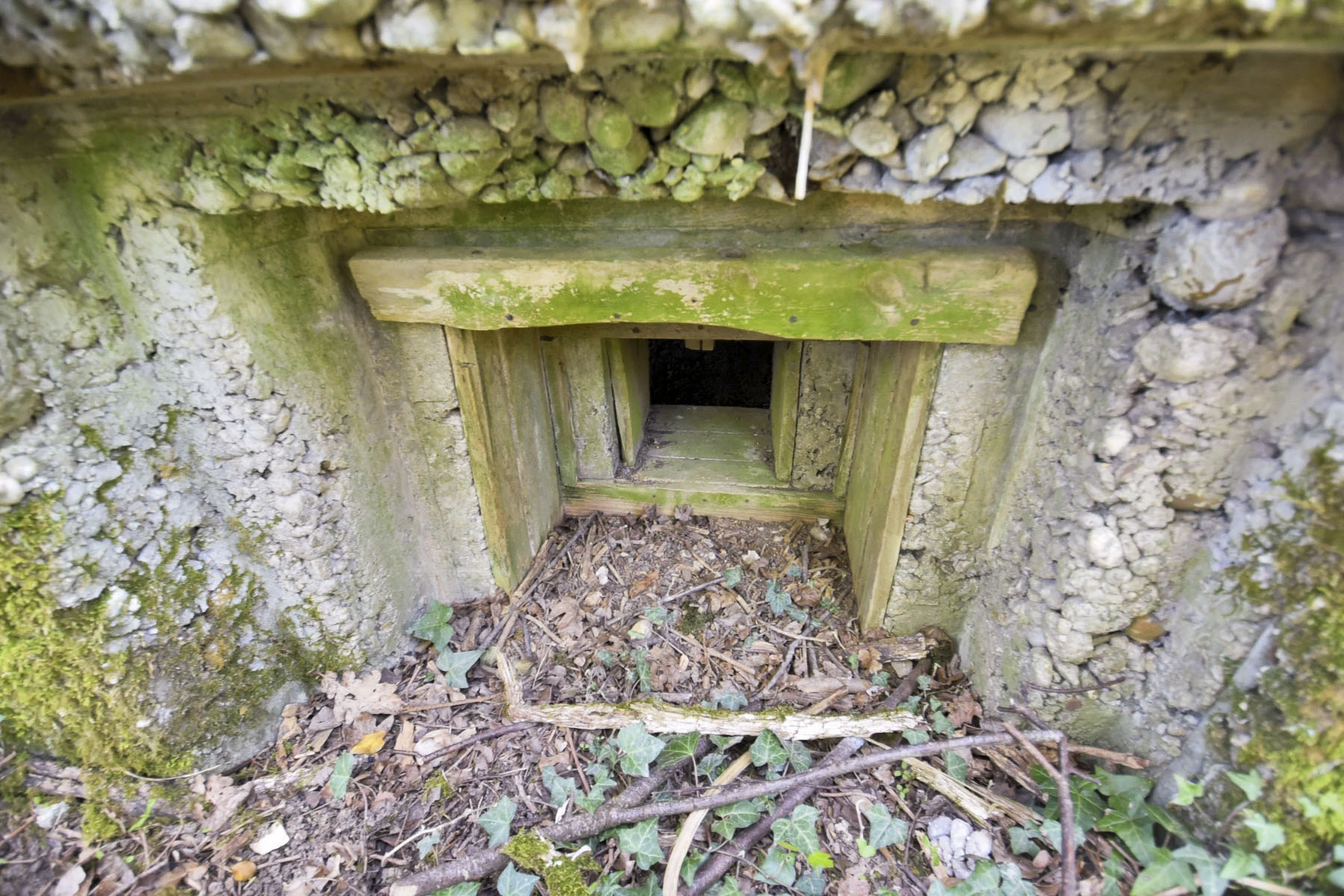 Ligne Maginot - AB359 - BAN SAINT JEAN NORD 2 - (Blockhaus pour arme infanterie) - Créneau avec coffrage