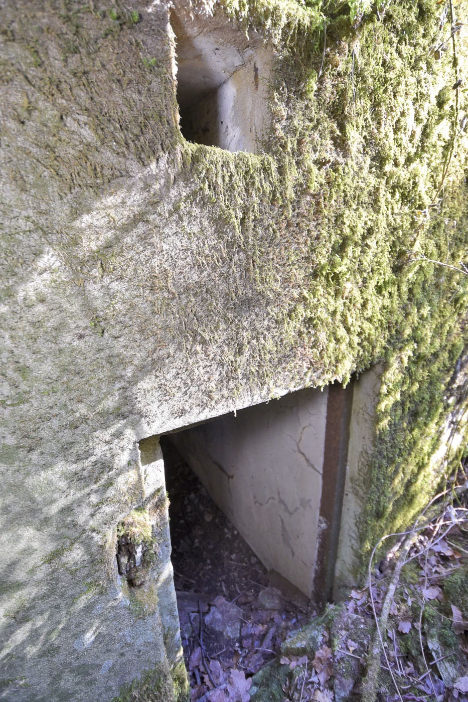 Ligne Maginot - AB311 - MEDERCHEN NORD - (Blockhaus pour canon) - L'entrée du personnel