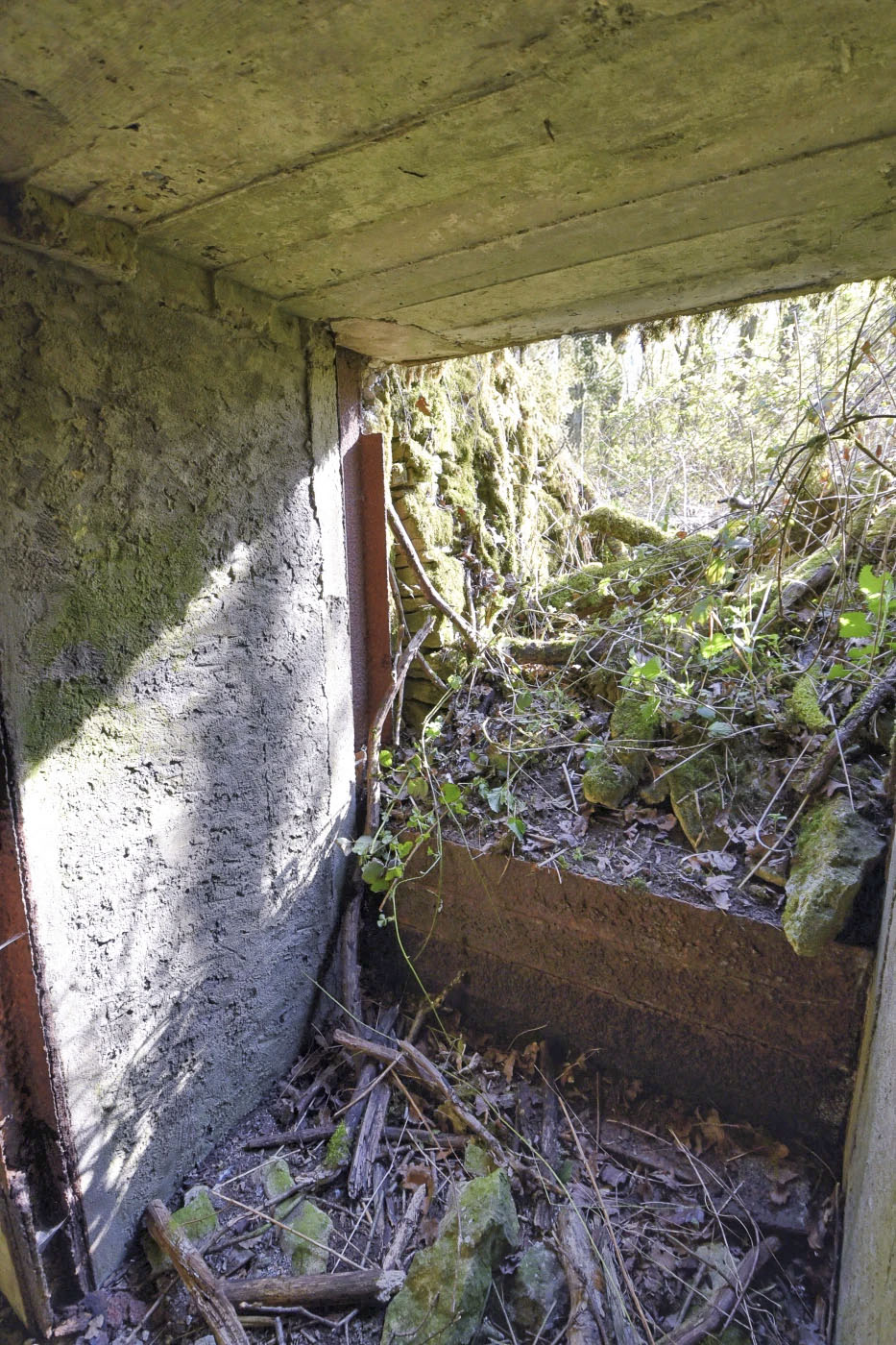 Ligne Maginot - AB311 - MEDERCHEN NORD - (Blockhaus pour canon) - L'entrée du matériel