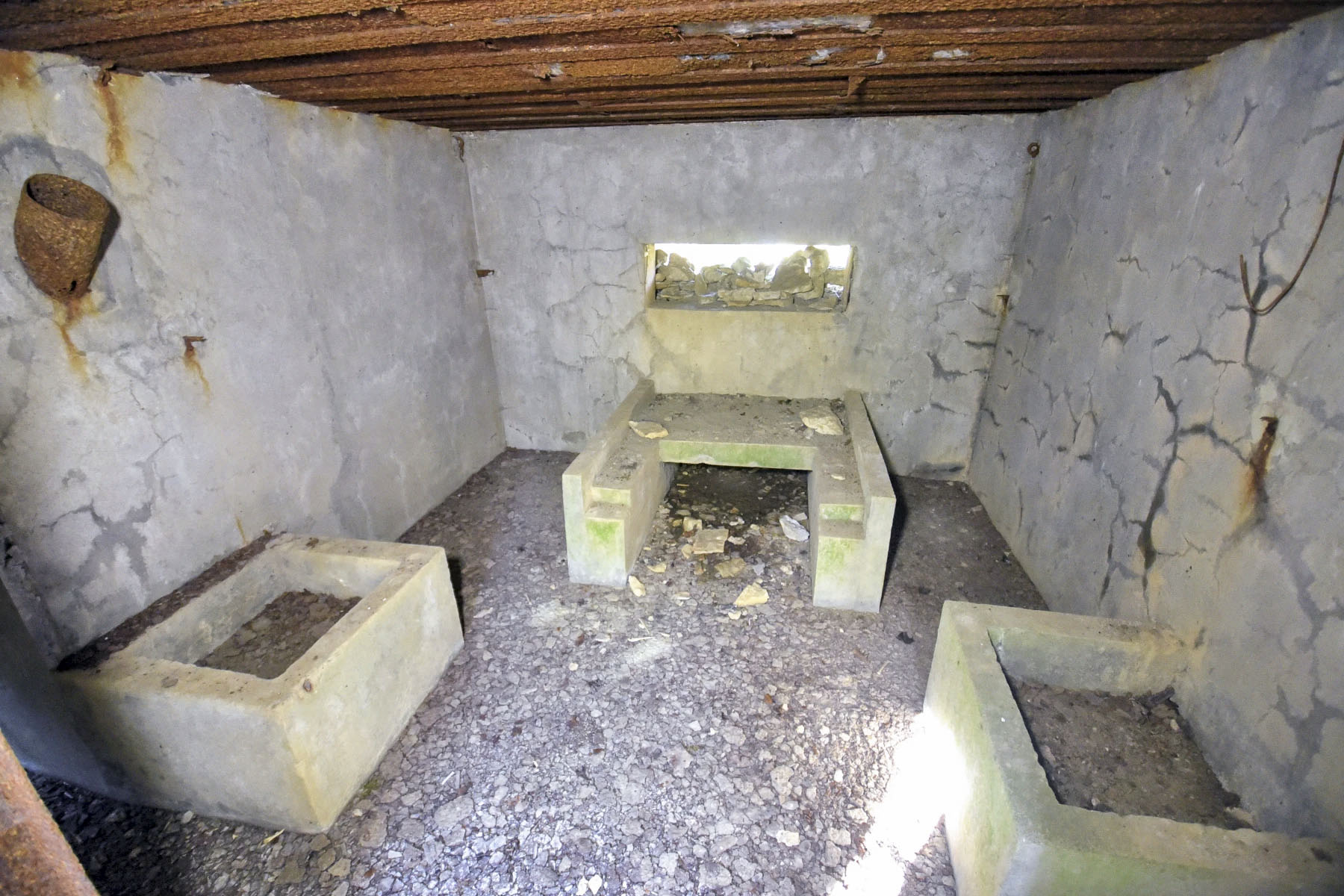 Ligne Maginot - AB311 - MEDERCHEN NORD - (Blockhaus pour canon) - L'intérieur