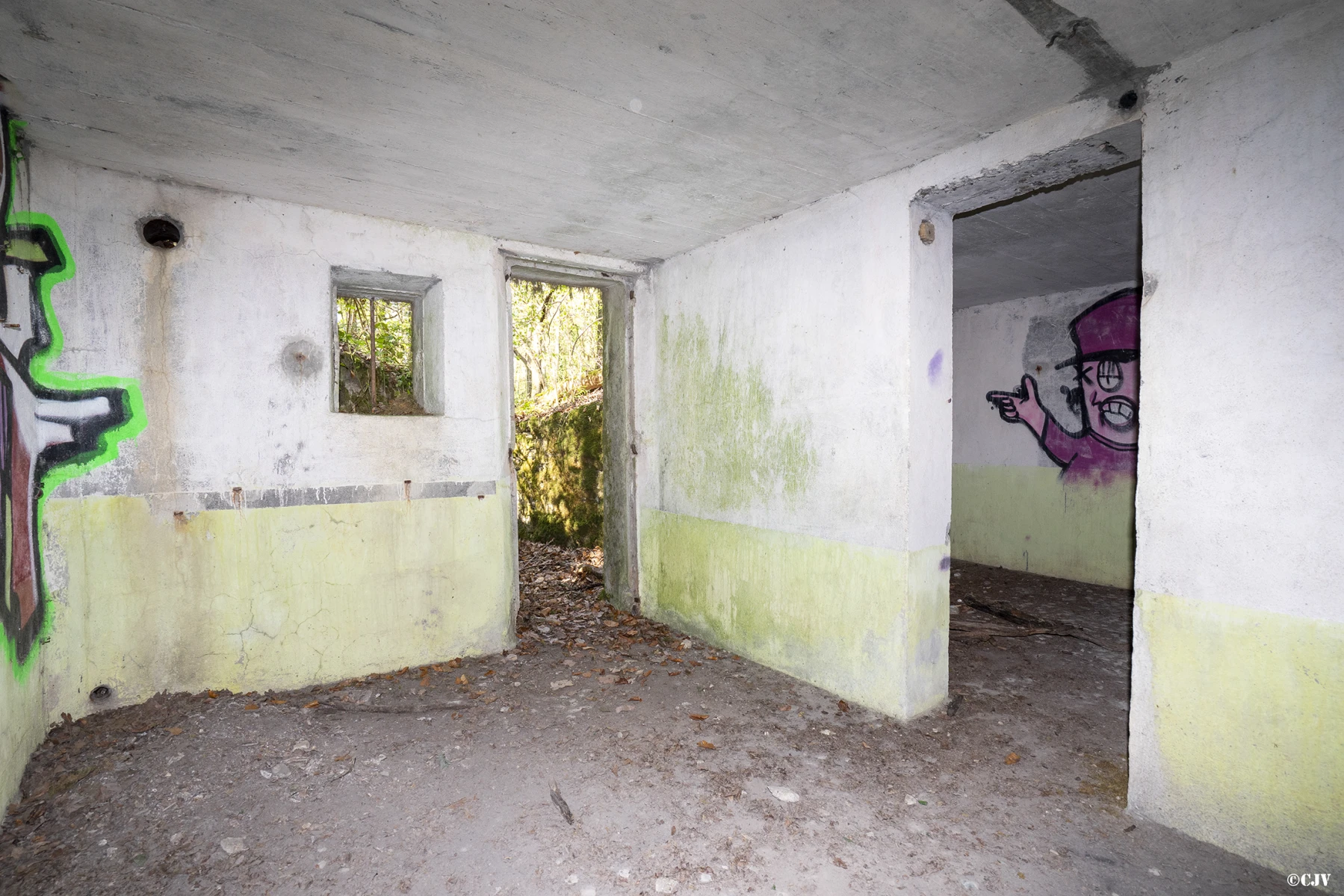 Ligne Maginot - GROS BOIS (160° RIF) - (PC de Sous-Secteur) - Le bâtiment central du PC