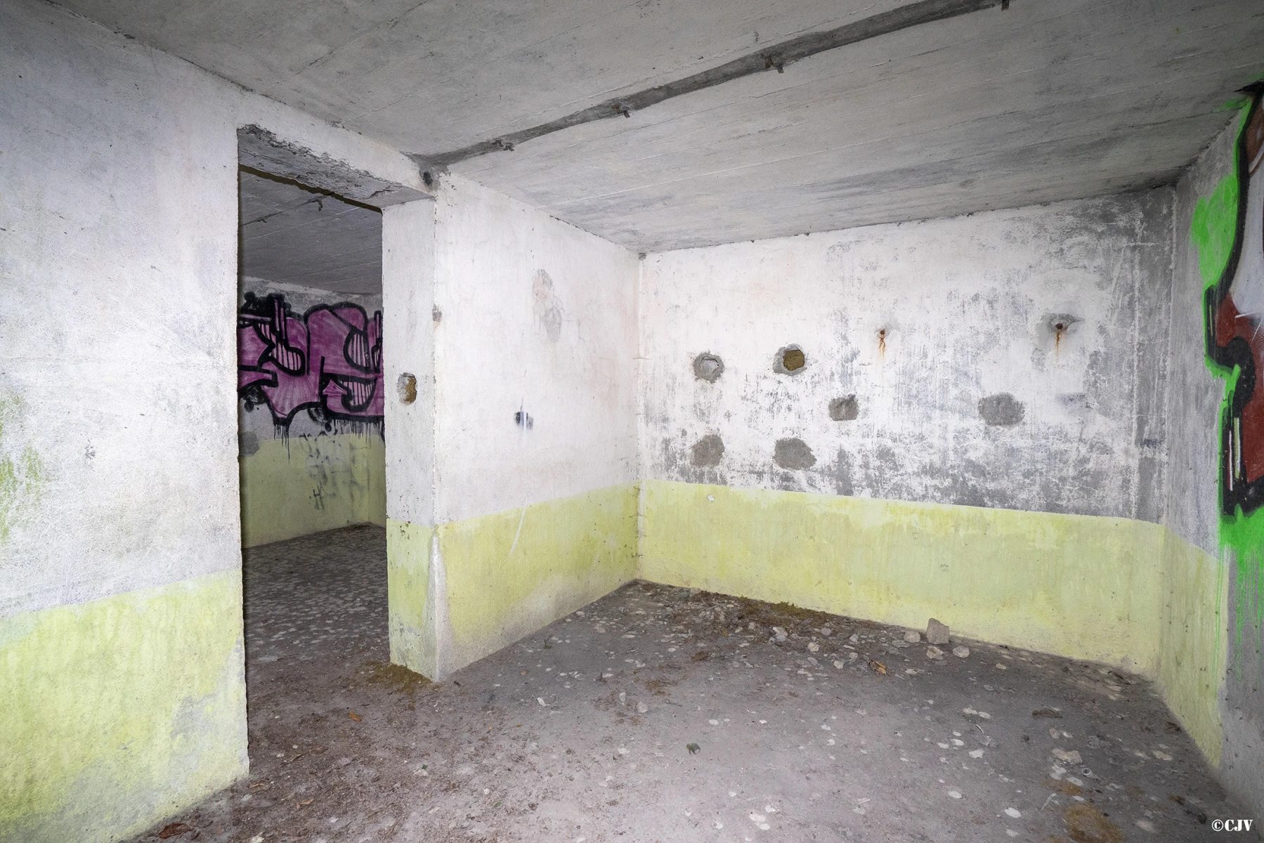Ligne Maginot - GROS BOIS (160° RIF) - (PC de Sous-Secteur) - Le bâtiment central du PC