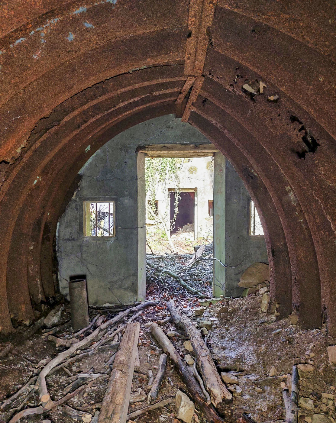 Ligne Maginot - SCHIDELBERG (QUARTIER TéTERCHEN - II/161° RIF) - (PC de Quartier) - Abri tôle métro de droite